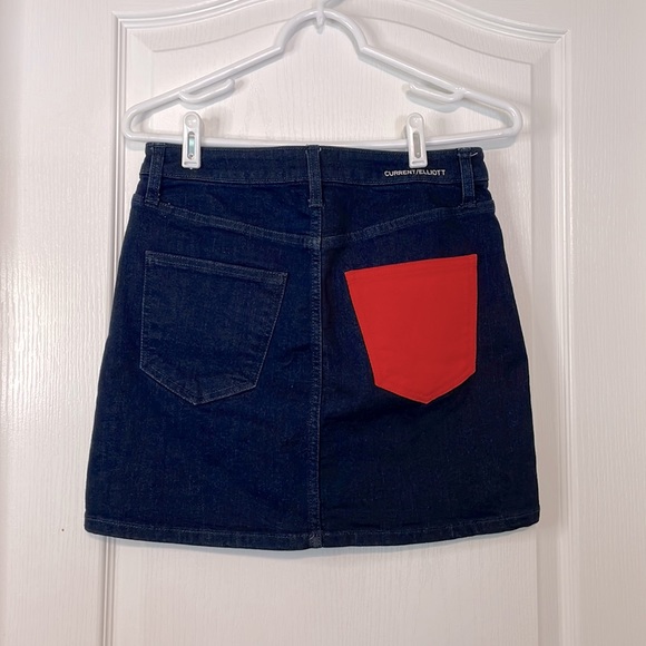 Current Elliot Dark Wash Denim Mini - Picture 2 of 10